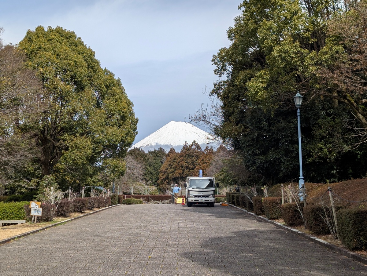 広見公園から見える富士山